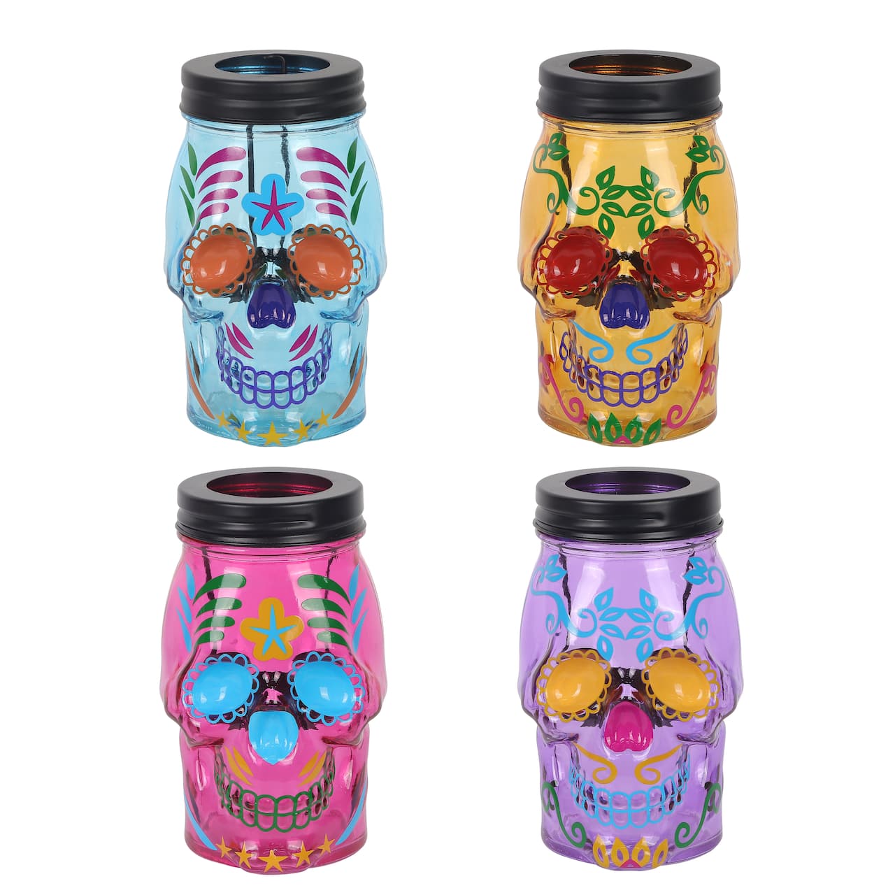 Assorted 6" Glass Candle Holder by Ashland®, 1pc.